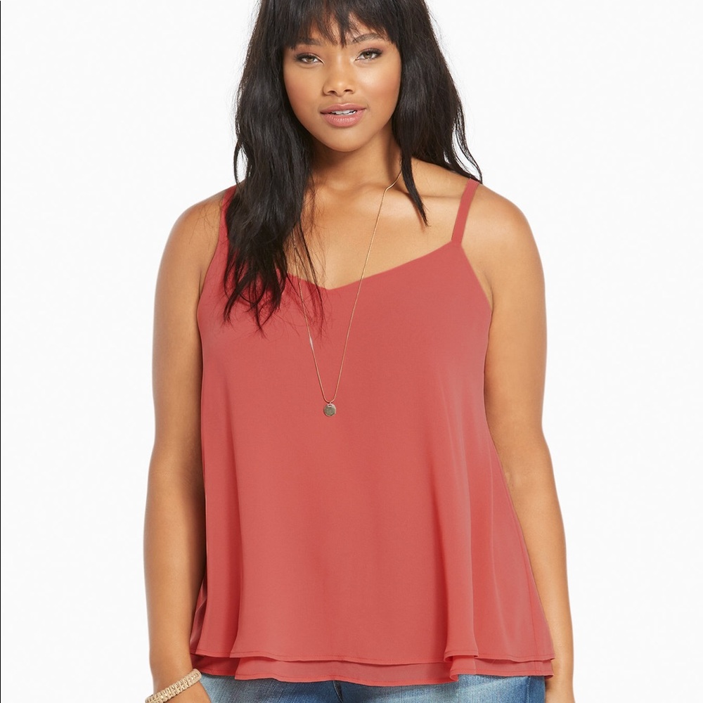 Torrid double chiffon cami 3X